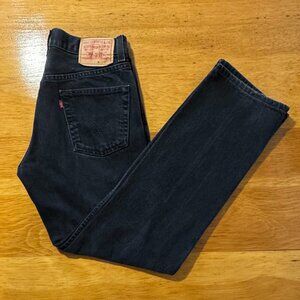 Levi's 505 Black Jeans - 31x32